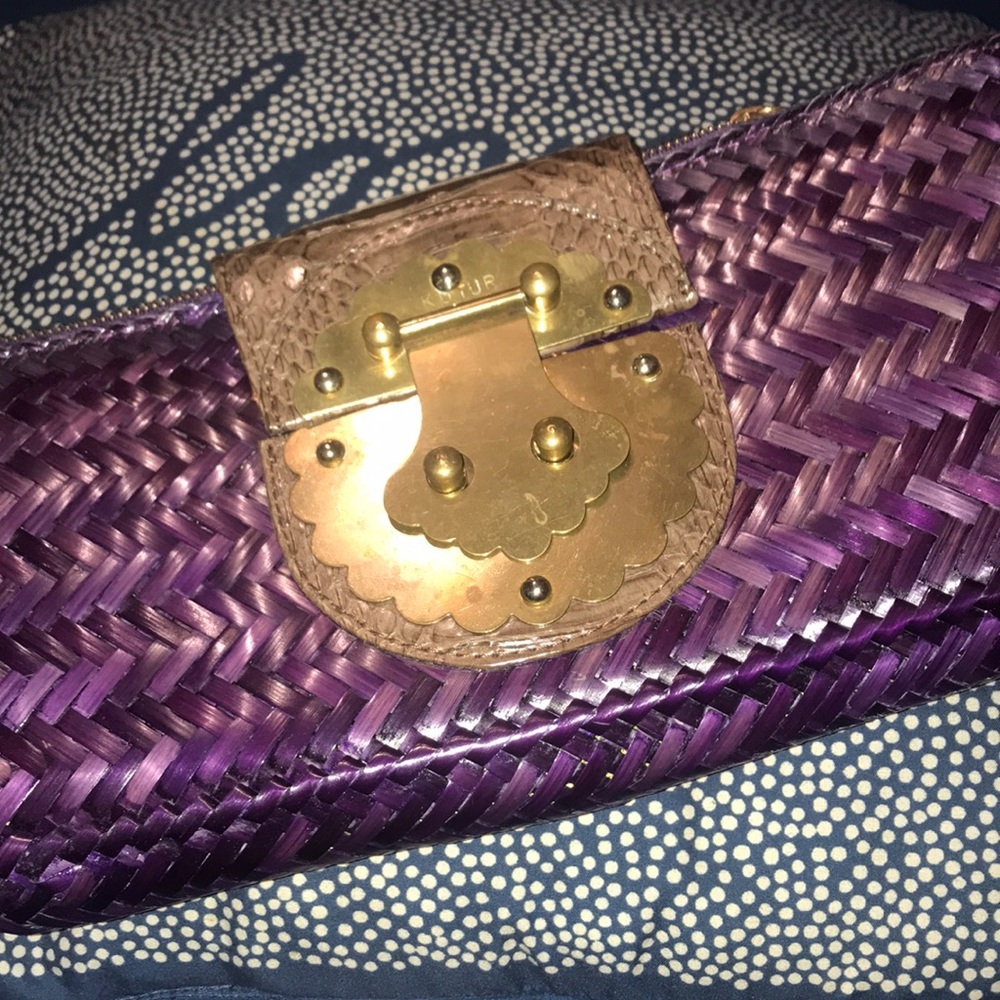 Kotur breaded wristlet wallet